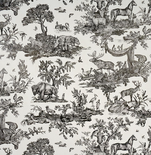 Western Toile Wallpaper