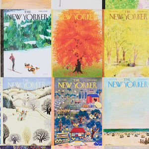 The New Yorker Seasonal Covers Peel and Stick Wallpaper