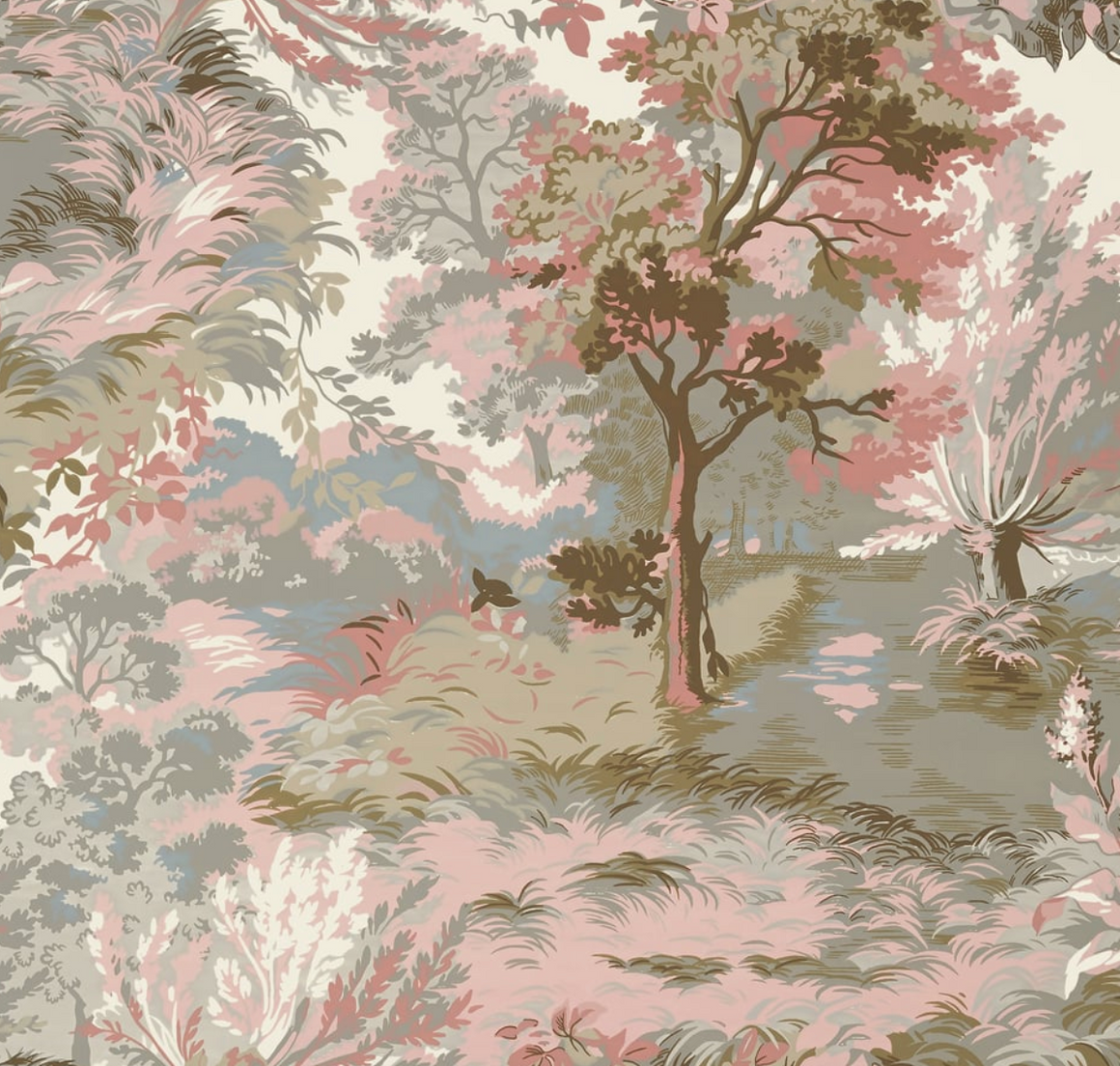 The Lincoln Toile Wallpaper