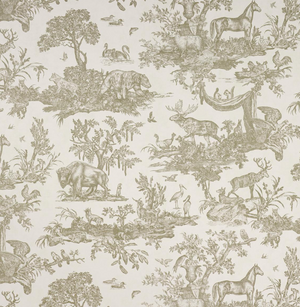 Western Toile Wallpaper