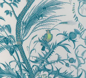 Bird and Thistle Cotton Fabric