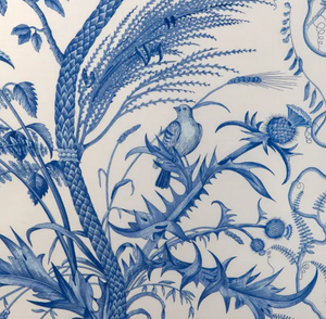 Bird and Thistle Cotton Fabric