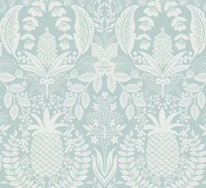 Pineapple Damask Wallpaper