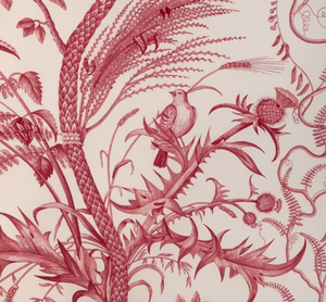 Bird and Thistle Cotton Fabric