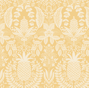 Pineapple Damask Wallpaper