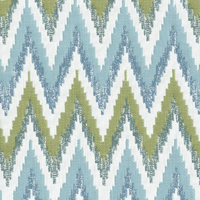 Dorian Grass Upholstery Fabric Green and Navy Fabric -  Hong Kong