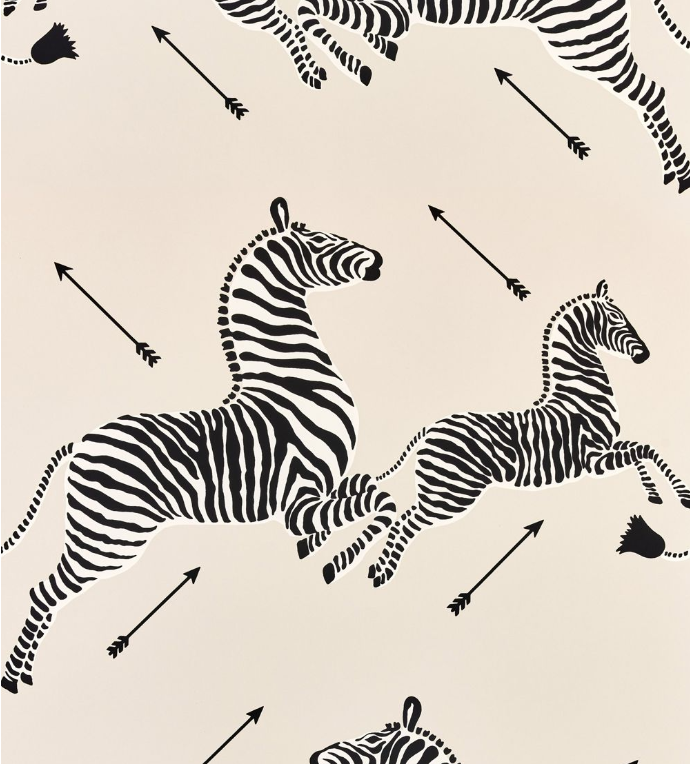 Zebras Wallpaper - Urban American Dry Goods Co.