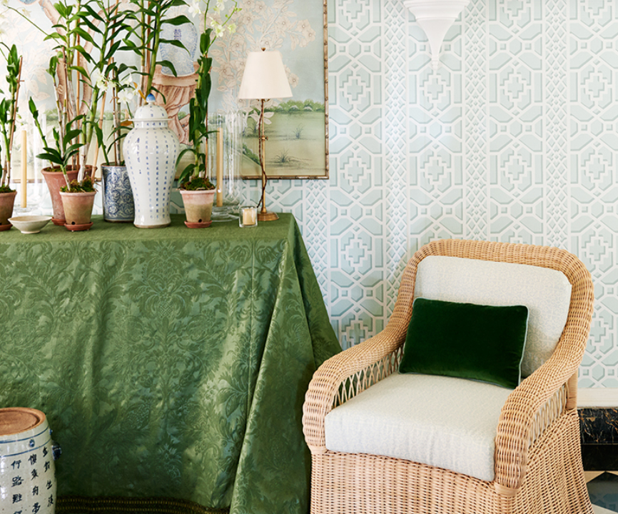 Zanzibar Trellis Wallpaper - Urban American Dry Goods Co.