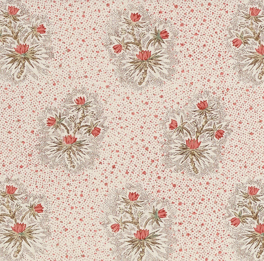 Cassis Floral Fabric